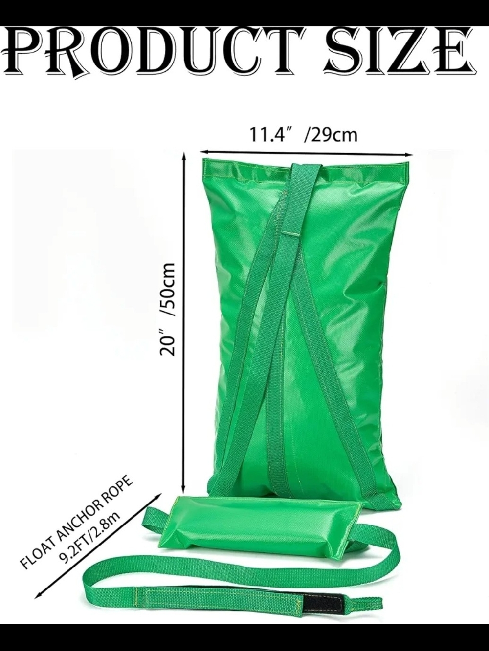 Compact Pool Float Anchor Bag, 2-in-1 Sand Anchor with Integrated Floats 2pk - Picture 2 of 6